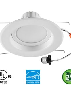 Alternative view of 5″-6" LED Recessed Downlight Retrofit Lamp 15W Dimmable