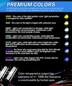D1S 35W Xenon HID Headlight Bulbs 66144 66140 85140 85415 OEM High Low Beam Direct Replacement, Pack of 2 - Image 8