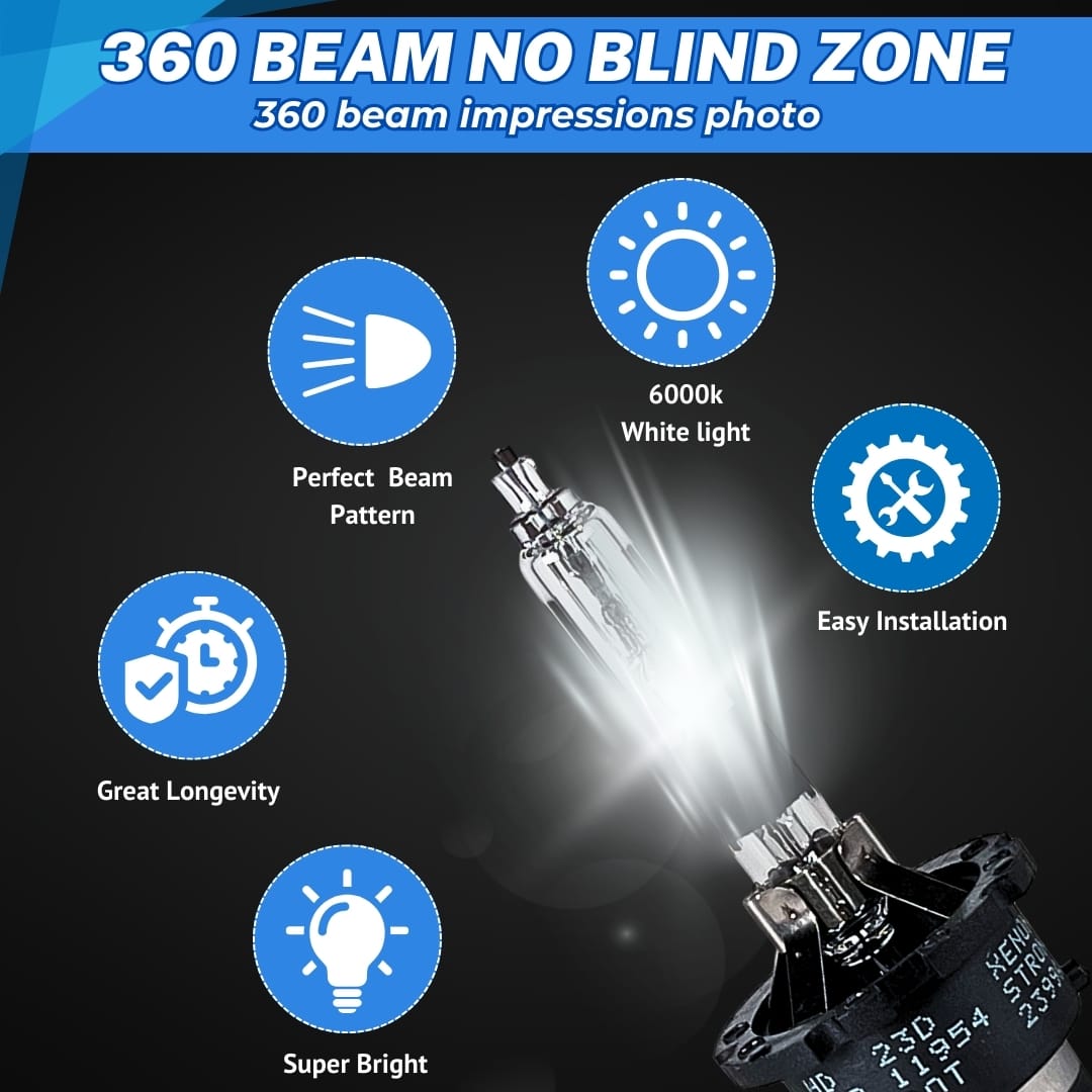 D2S 35W HID Bulbs, Pack of 2 - Image 3