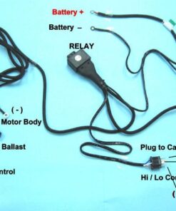 HID Bi-Xenon Relay Harness Hi/Lo Wiring Controller w/Fuse - Image 5