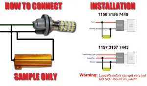 LED Load Resistors diagram