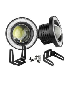 3.5" COB LED Angel Eye Fog Light Bulbs, Pack of 2 - Image 2