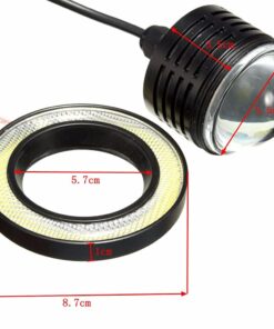 3.5" COB LED Angel Eye Fog Light Bulbs, Pack of 2 - Image 5