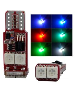 Alternative view of T10 LED Bulbs RGB Multi-Color