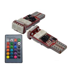 T10 LED Bulbs RGB Multi-Color - Image 3