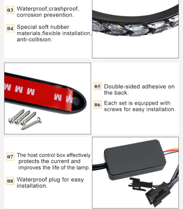 Arrow LED Turn Signal Light Amber White