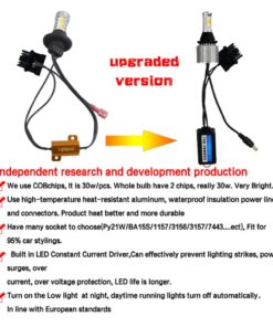 LED Switchback bulbs drl turn signal