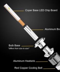 csp led headlight bulb