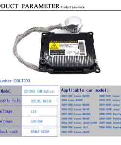D2S D4S 35W HID Ballast DDLT003 Factory OEM Direct Replacement