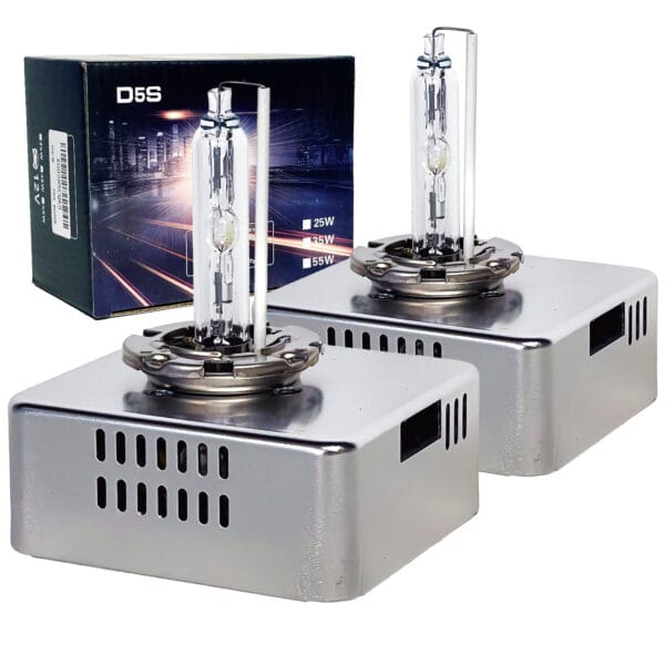 D5S 35W Xenon HID Headlight Bulbs 66540 12410 9285410171 OEM High Low Beam Direct Replacement - Pack of 2
