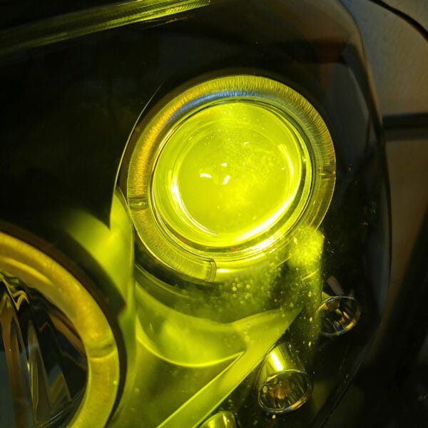 golden yellow led fog light kit