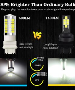 Colorful LED Bulb 3030 12-SMD Turn Signal/Tail Light, Pack of 2 - Image 5