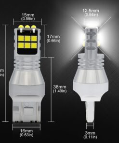 strobe led bulb reverse tail light bright white