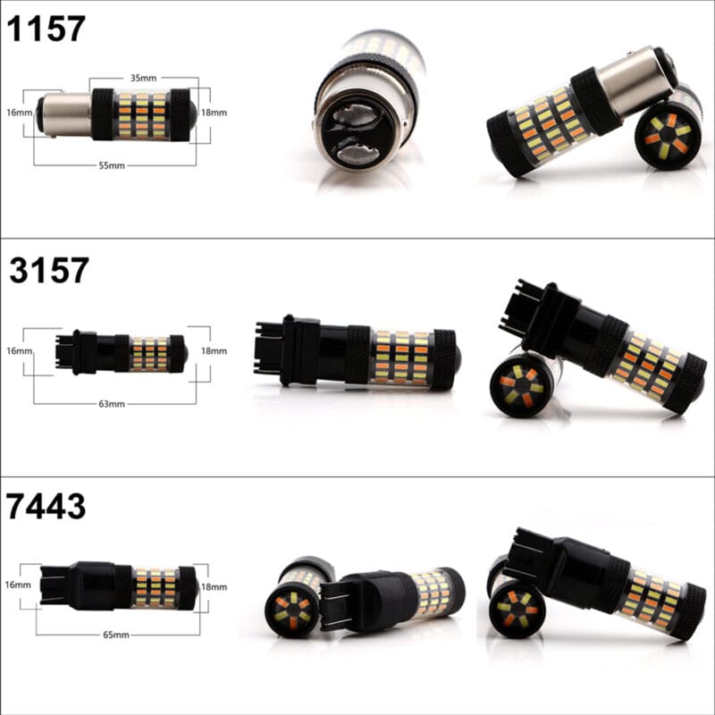 LED Switchback turn signal bulbs
