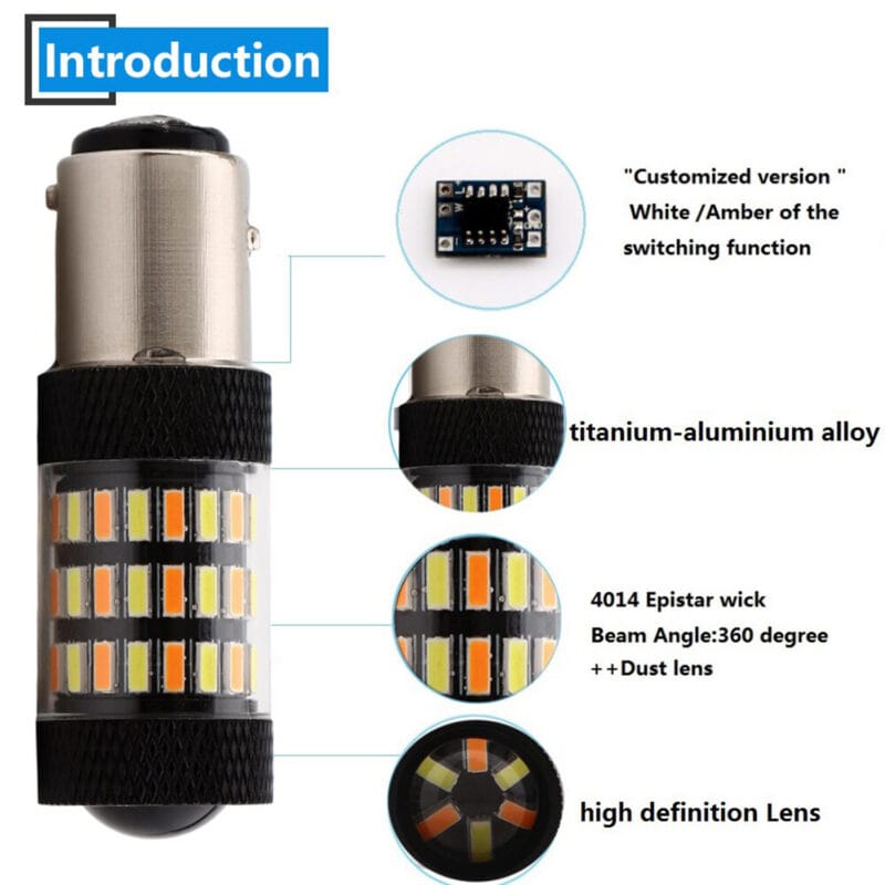 LED Switchback turn signal bulbs