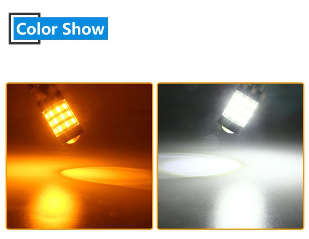 LED Switchback turn signal bulbs