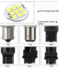 led reverse light 6000k white