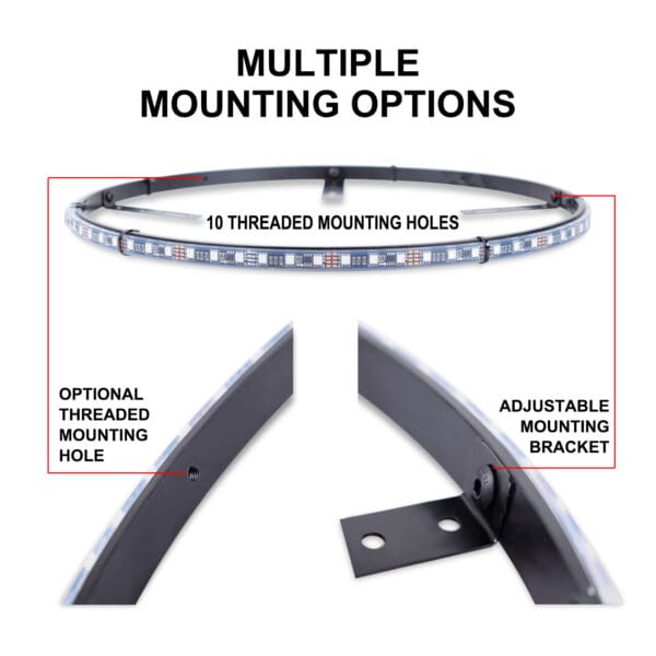 LED Wheel Light Rings 15.5in