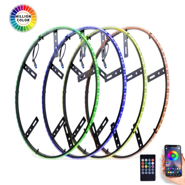 LED Wheel Light Rings 15.5in