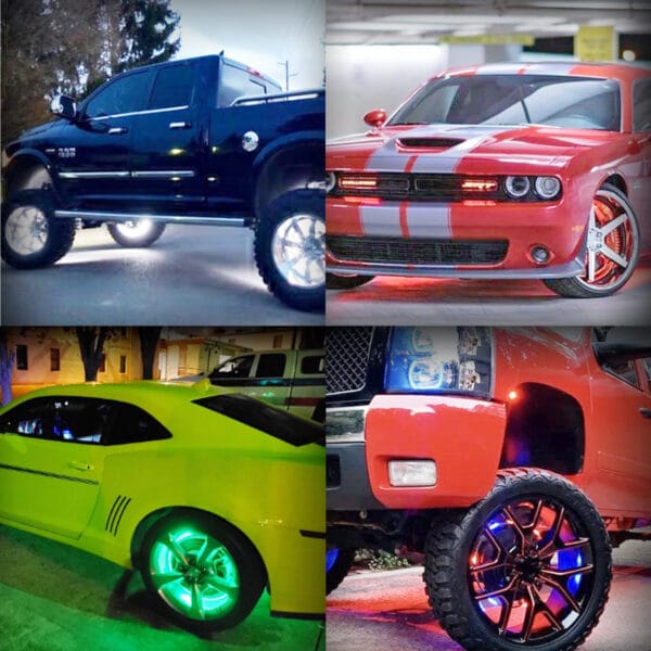 LED Wheel Light Rings 15.5in