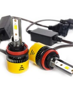 3-IN-1 Switchback LED Headlight Bulb - White/Yellow, Pack of 2 - Image 3
