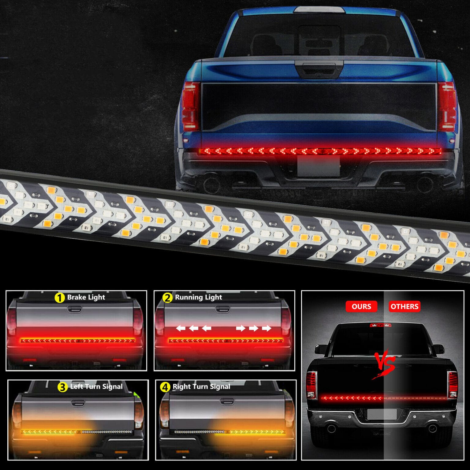Arrow LED Tailgate Light Bar Strip