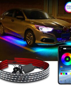 Led underglow neon light kit