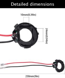 H7 Retainer LED Headlight Bulb Adapter Base Holder Fits VW Golf MK6 - Image 5