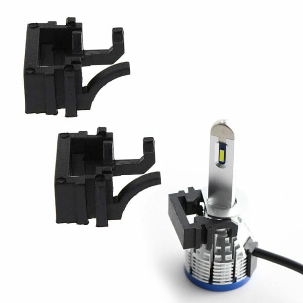 H1 LED Headlight Bulb Adapter Holder Socket Base Retainer Clip