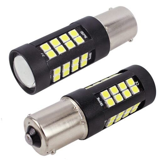 LED Reverse Light Bulbs 5x Flashing 6000K White, Pack of 2