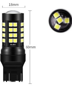 LED Reverse Light Bulbs 5x Flashing 6000K White, Pack of 2 - Image 4