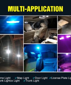 36MM 6418 LED Festoon Bulb 3030 9-SMD, Multi-color, Pack of 4 - Image 6