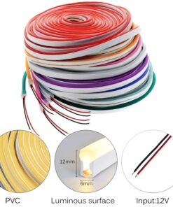 Alternative view of Neon LED Strip 16ft (5M) Roll, 12V Flex Silicone Neon Light