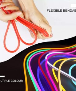 Neon LED Strip 16ft (5M) Roll, 12V Flex Silicone Neon Light - Image 3