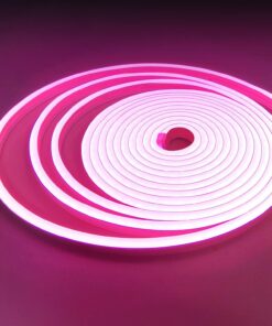 Neon LED Strip 16ft (5M) Roll, 12V Flex Silicone Neon Light