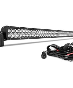 50 Inch Curved LED Work Light Bar 4D 400W +10ft Wiring Harness