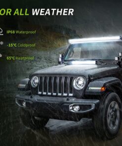 50 Inch Curved LED Work Light Bar 4D 400W +10ft Wiring Harness - Image 3