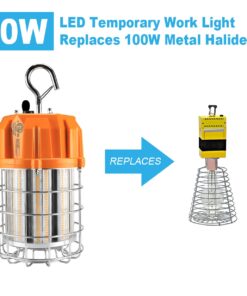 Portable outdoor LED Temporary Work light Construction Drop Lighting - Image 4