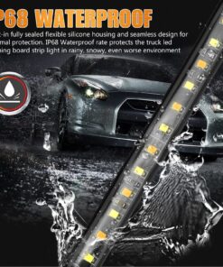 LED Running Board Light DRL Side Kick Switchback Strips