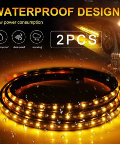 LED Running Board Light DRL Side Kick Switchback Strips