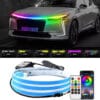 Car Hood LED Light Strip, 12V RGB LED Daytime Running Light Strip