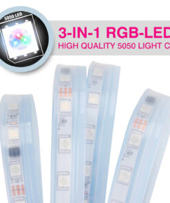 Car Hood LED Light Strip, 12V RGB LED Daytime Running Light Strip