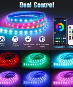 Car Hood LED Light Strip, 12V RGB LED Daytime Running Light Strip