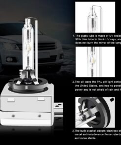 4L0907391A Xenon HID Headlight Ballast with Igniter D1S 6000K Bulb For Jeep Grand Cherokee, Commander - Image 5