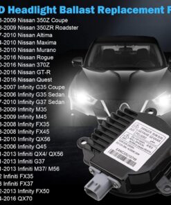 28474-8991A Xenon Headlight Ballast Control Unit with Igniter & D2S Bulb Compatible with Nissan 350z 370z - Image 3