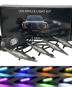 RGB LED Grill Light for 2022 2023 TRD Pro Raptor Front Mesh Warning Light