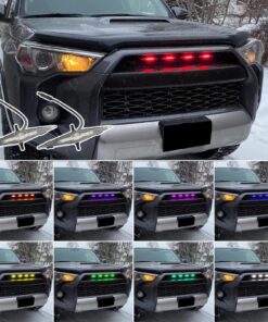 RGB LED Grille Lights for 2014-2019 Toyota 4Runner TRD Pro SR5 Off-Road Limited - Image 6