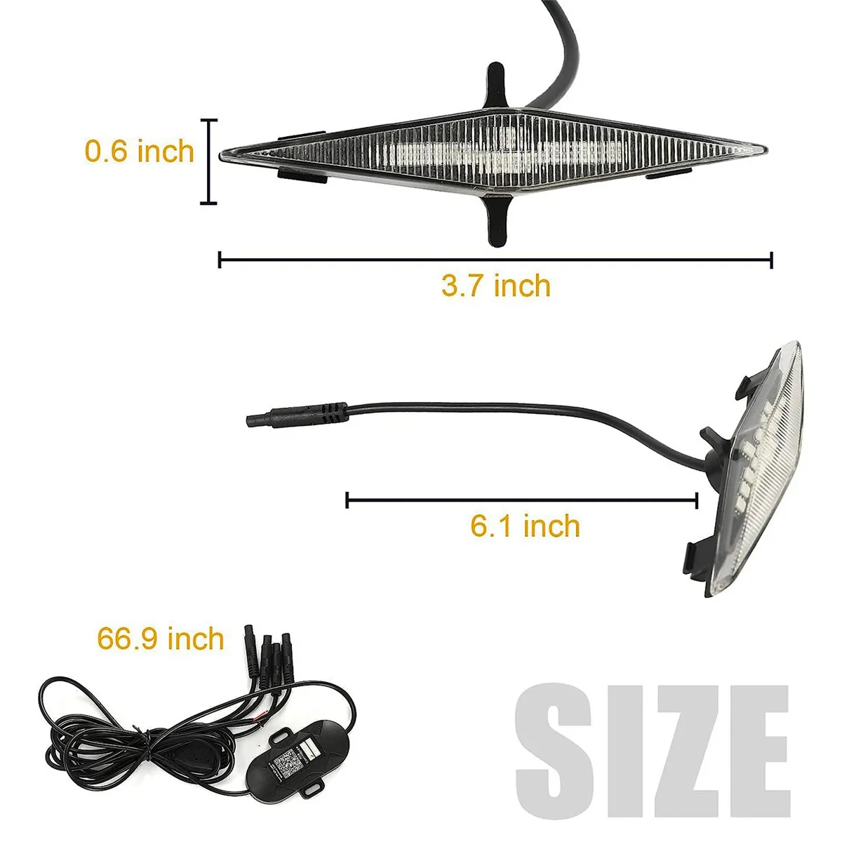 RGB LED Grille Lights for 2014-2019 Toyota 4Runner TRD Pro SR5 Off-Road Limited - Image 8