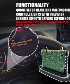 63117316217 Xenon Adaptive Headlight Control Module Unit Fits for BMW 5 Series F07 F10 528i - Image 4