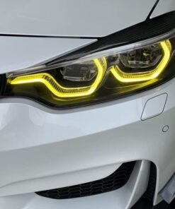 Yellow Angel Eyes DRL Adaptive LED Module For BMW F80 M3 F83 F82 M4 LCI 2018-20 - Image 9